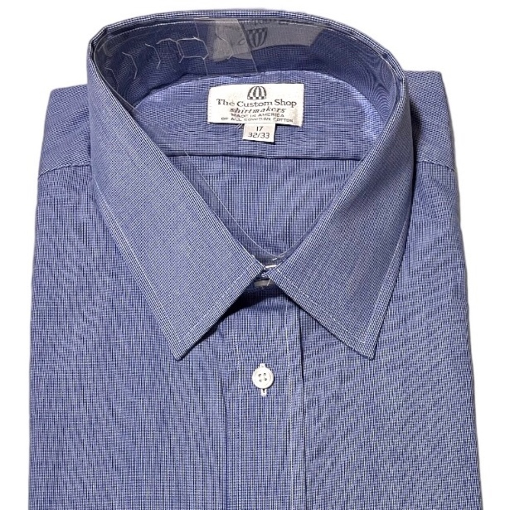 The Custom Shop Classic Egyptian Cotton Shirt — NWT Classic Style, Vintage Stock